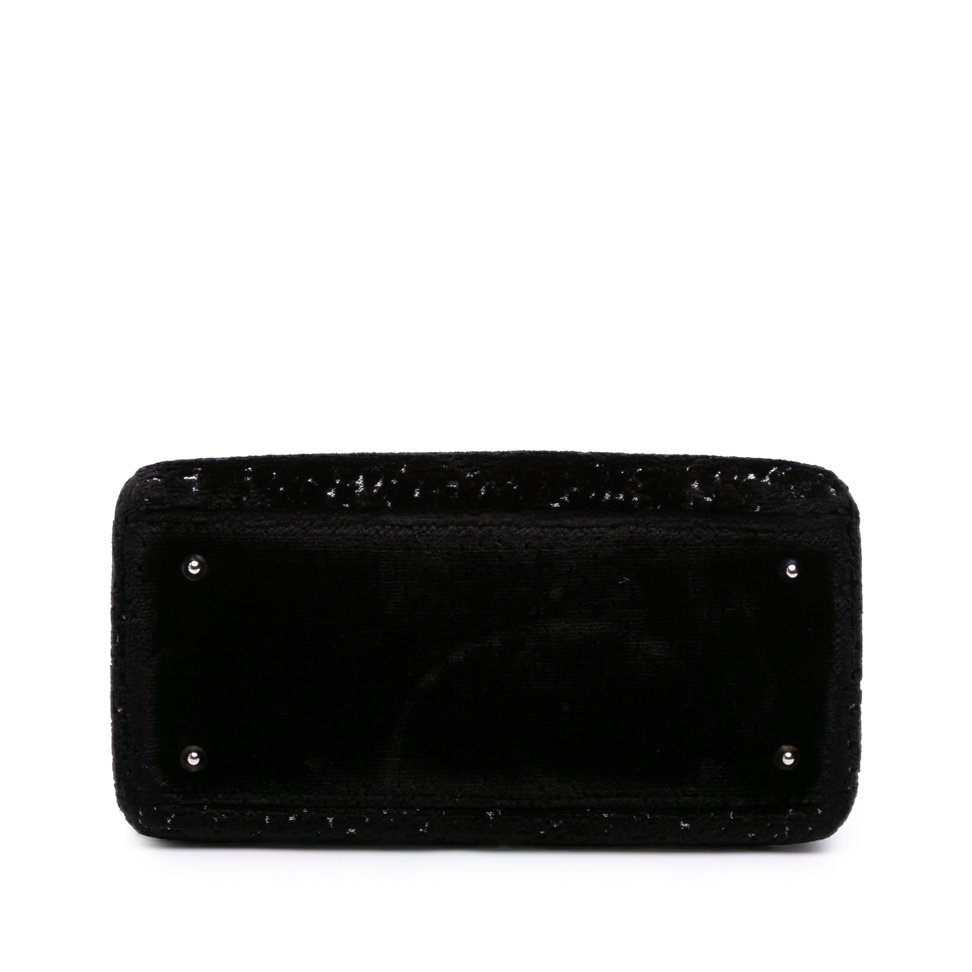 Medium Velvet and Canvas Lady Dior