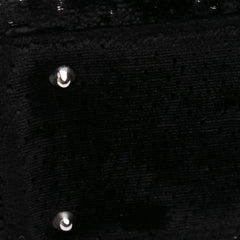 Medium Velvet and Canvas Lady Dior