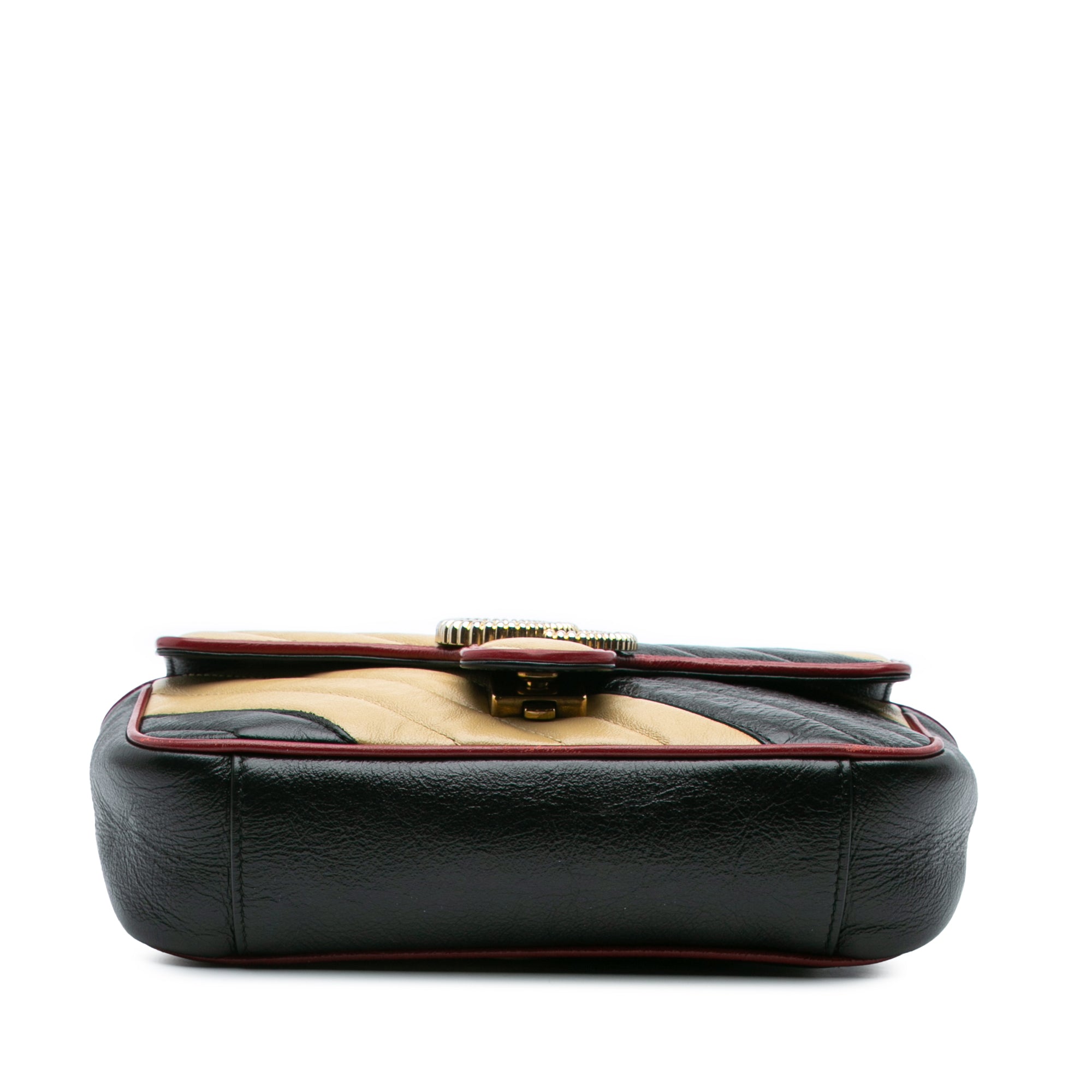 Mini GG Marmont Matelasse Leather Torchon Flap Crossbody