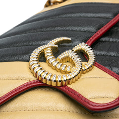 Mini GG Marmont Matelasse Leather Torchon Flap Crossbody