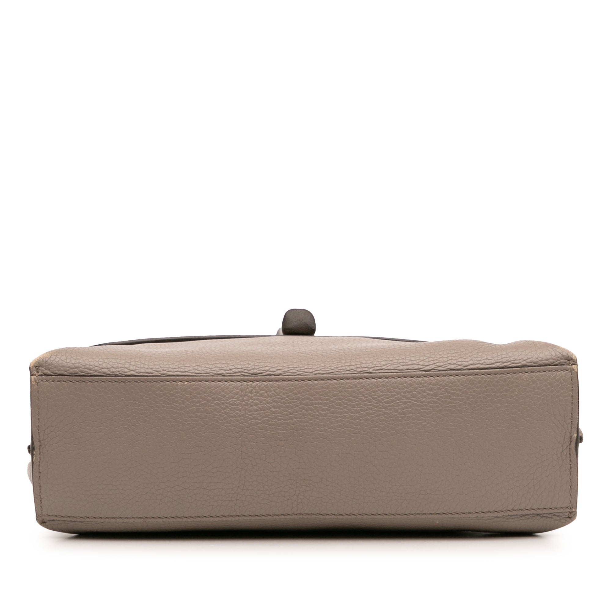 Small Leather Bamboo Daily Satchel