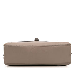 Small Leather Bamboo Daily Satchel