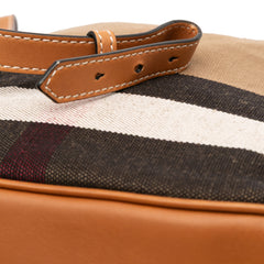 Medium Mega Check Canvas Ashby Bucket Bag