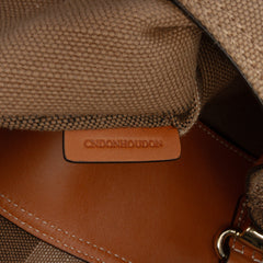 Medium Mega Check Canvas Ashby Bucket Bag