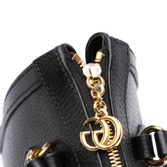 Small Leather Web Ophidia Satchel