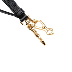 Small Leather Web Ophidia Satchel