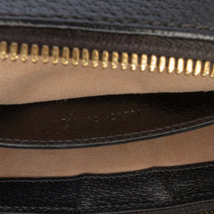 Small Leather Web Ophidia Satchel