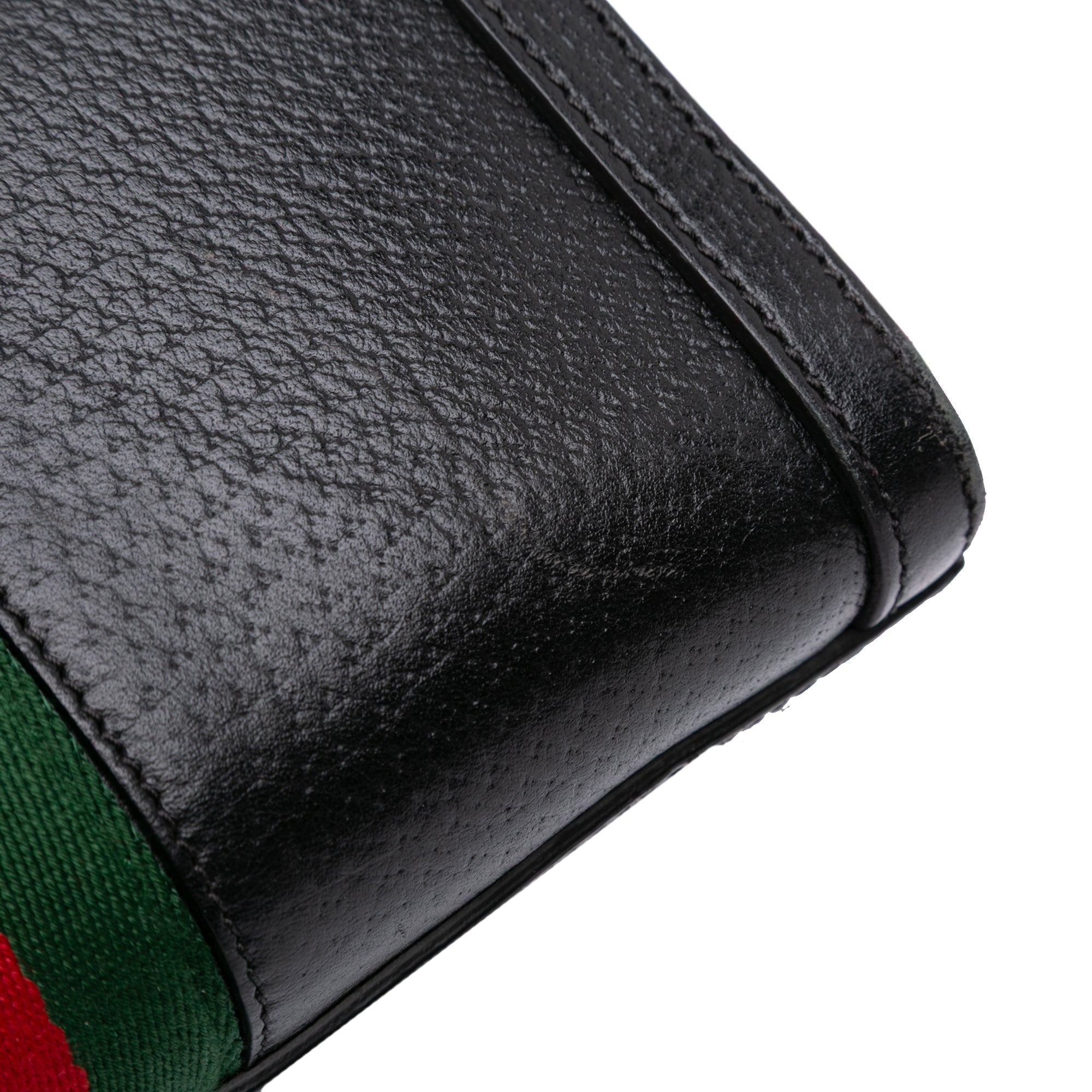 Small Leather Web Ophidia Satchel