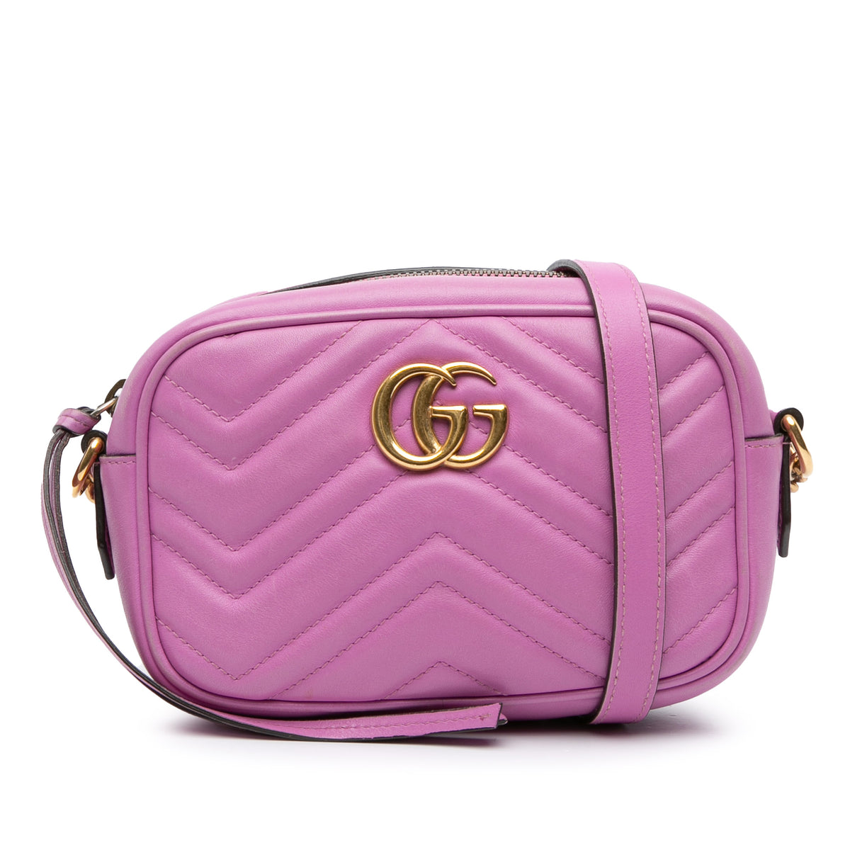 Mini GG Marmont Matelasse Leather Crossbody