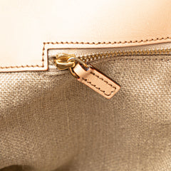 Flora Canvas Bamboo Handbag