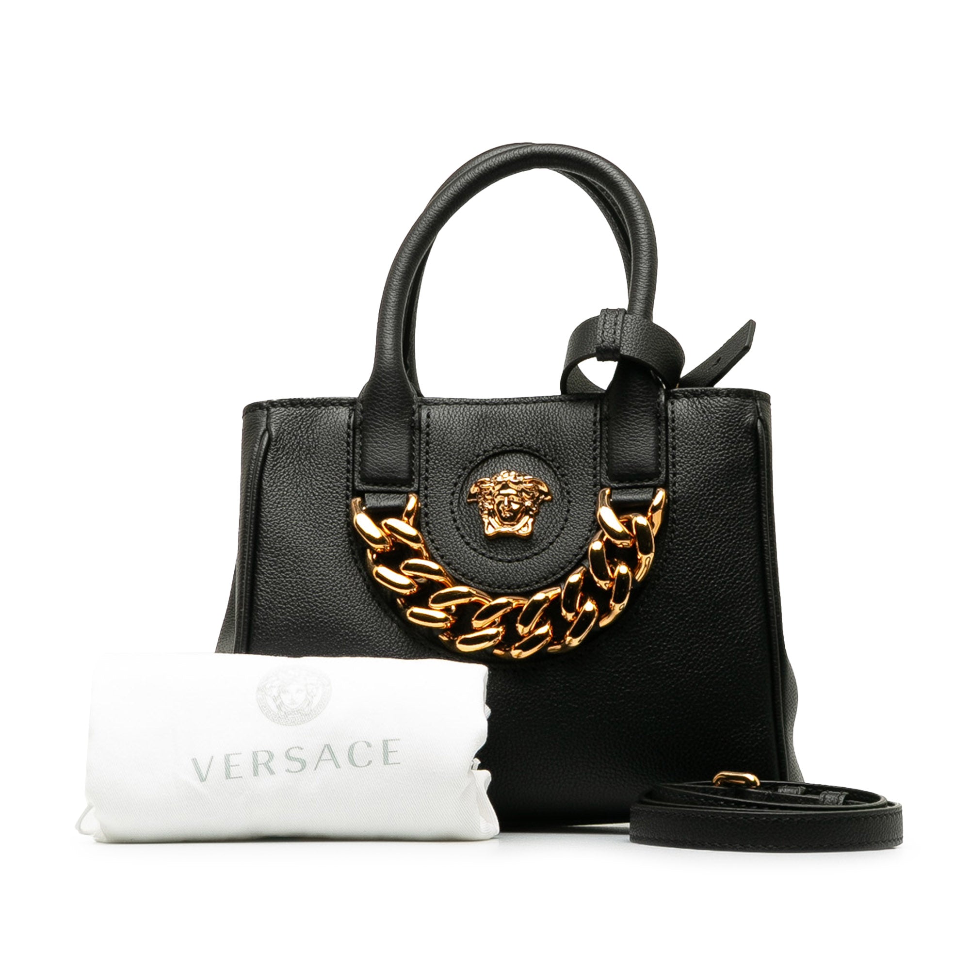 Small La Medusa Chain Satchel_9