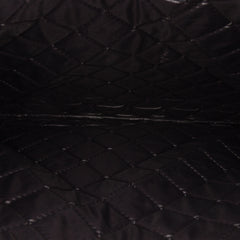 Large Quilted Patent O Case Clutch