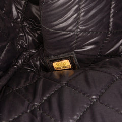 Large Quilted Patent O Case Clutch