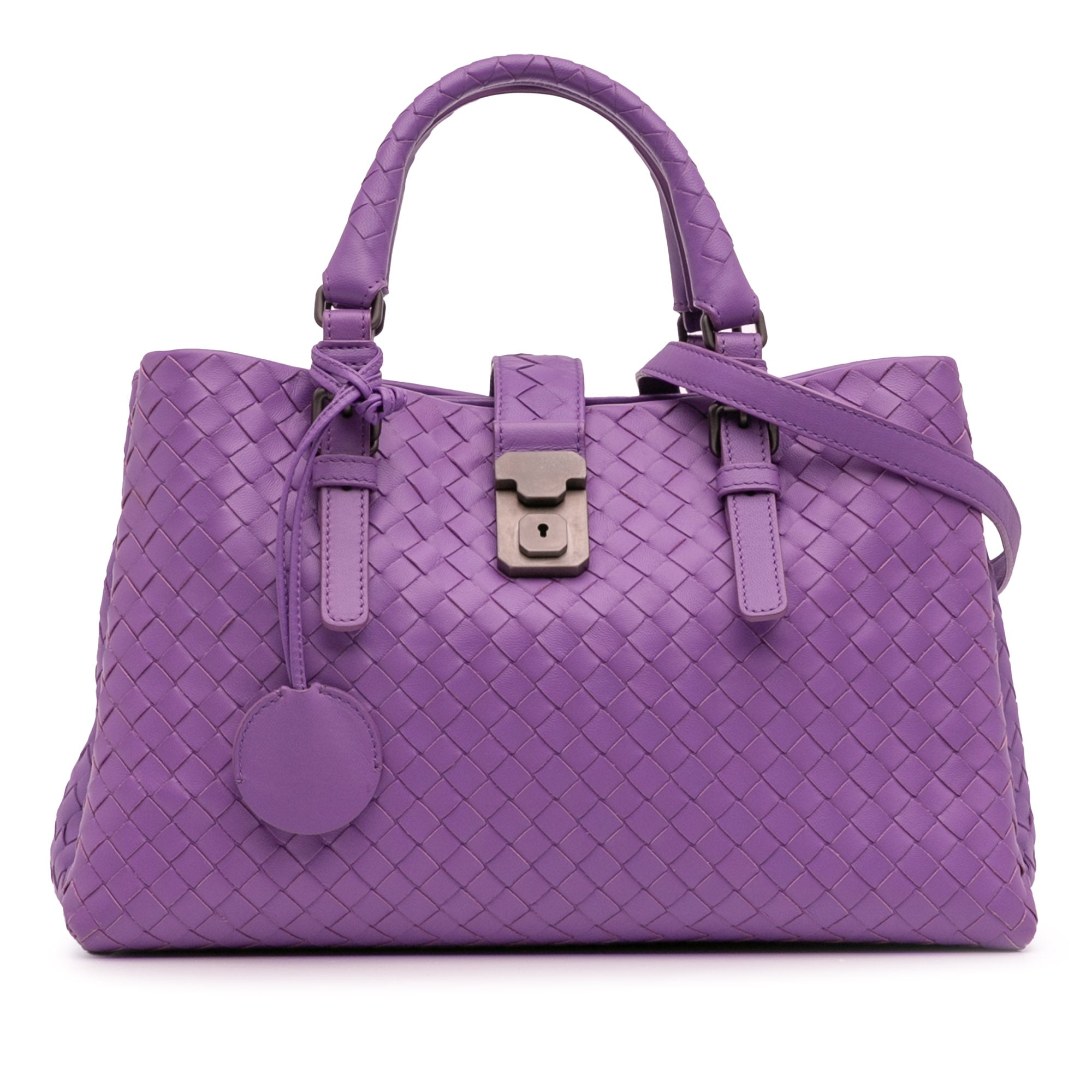 Small Nappa Intrecciato Roma Satchel