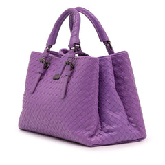 Small Nappa Intrecciato Roma Satchel