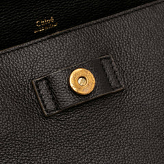 Medium Tricolor Leather Clare Shoulder Bag
