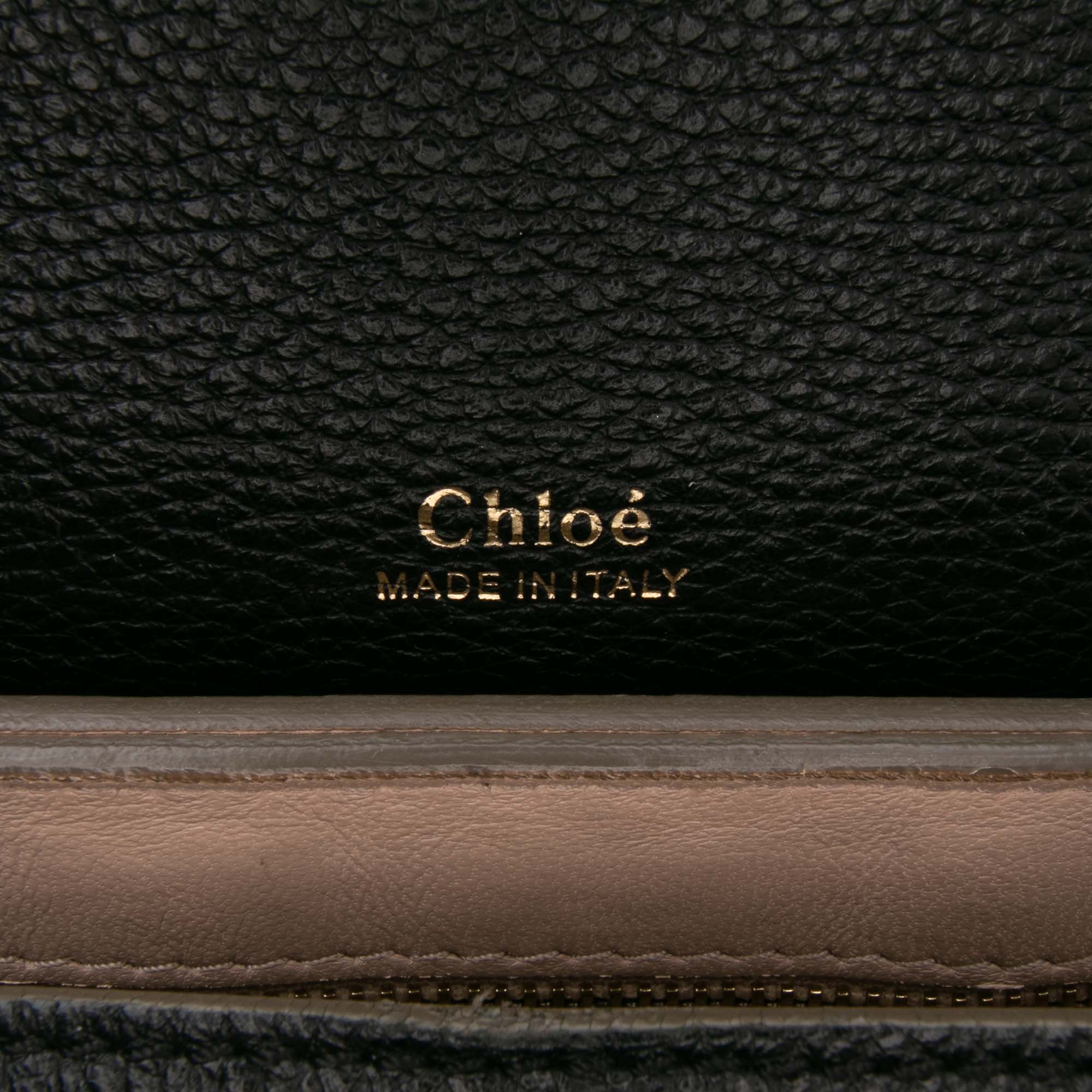 Medium Tricolor Leather Clare Shoulder Bag