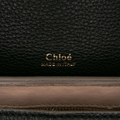 Medium Tricolor Leather Clare Shoulder Bag