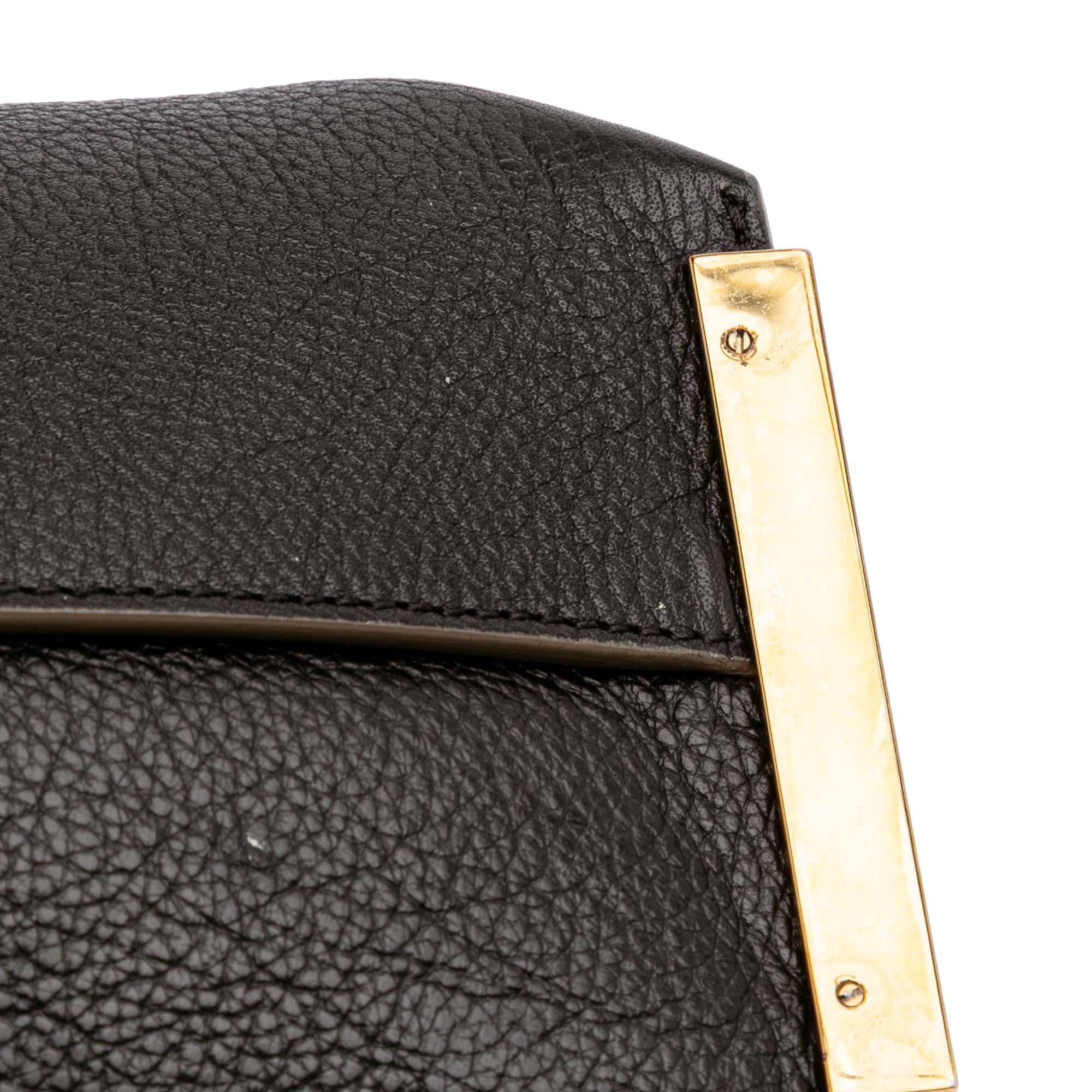 Medium Tricolor Leather Clare Shoulder Bag