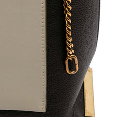Medium Tricolor Leather Clare Shoulder Bag