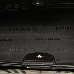 House Check Canvas Handbag