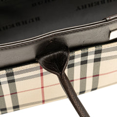 House Check Canvas Handbag