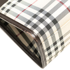House Check Canvas Handbag