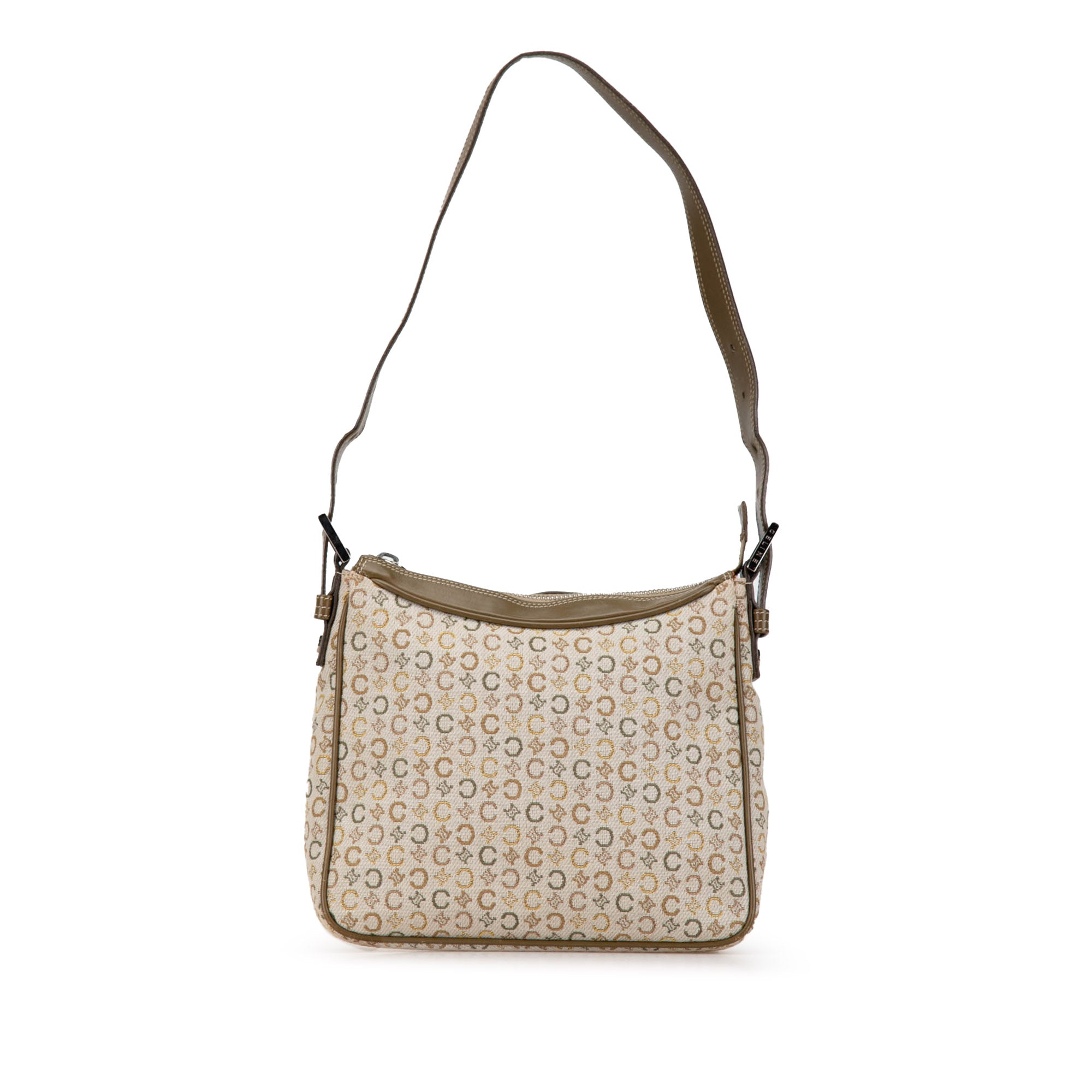 C Macadam Canvas Shoulder Bag