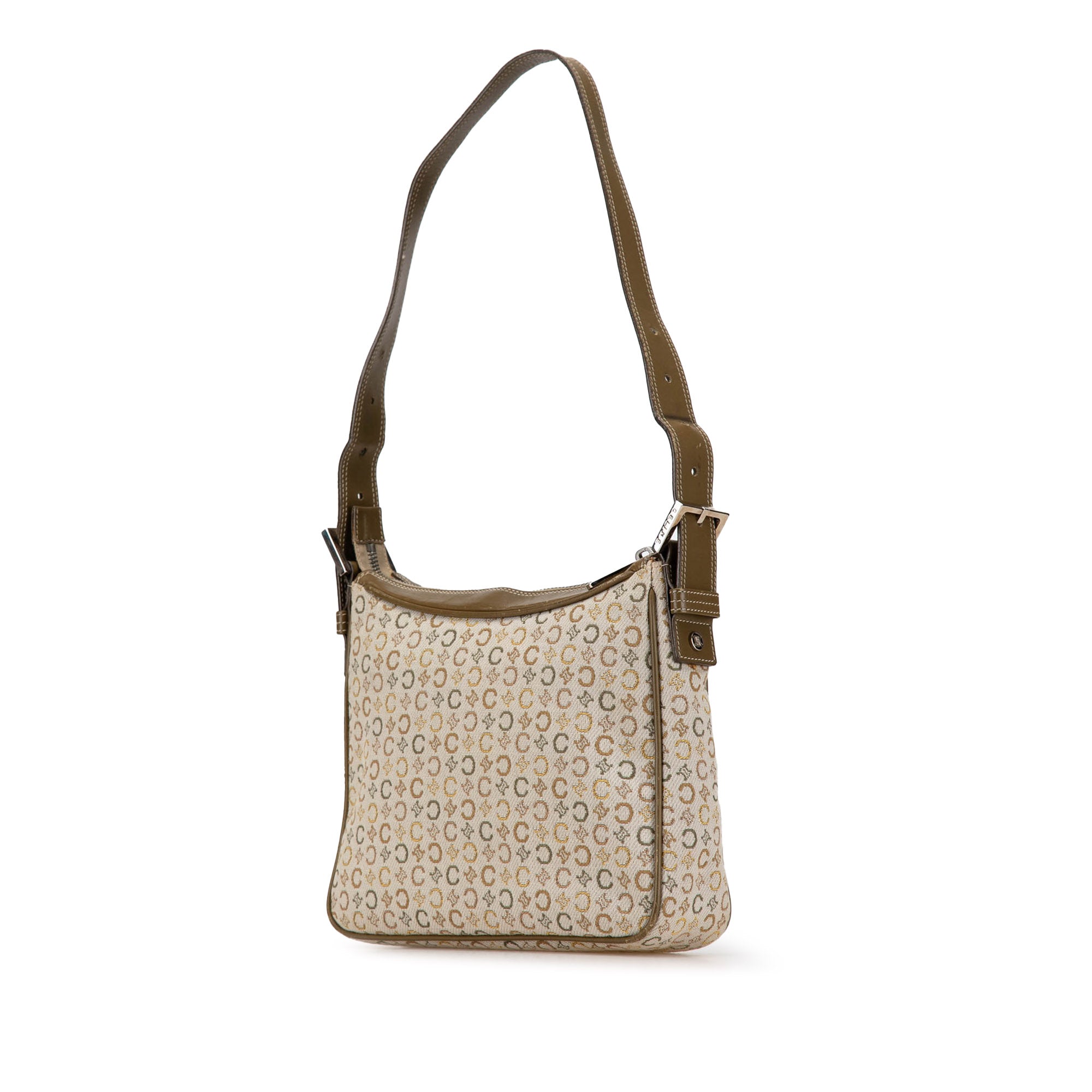 C Macadam Canvas Shoulder Bag