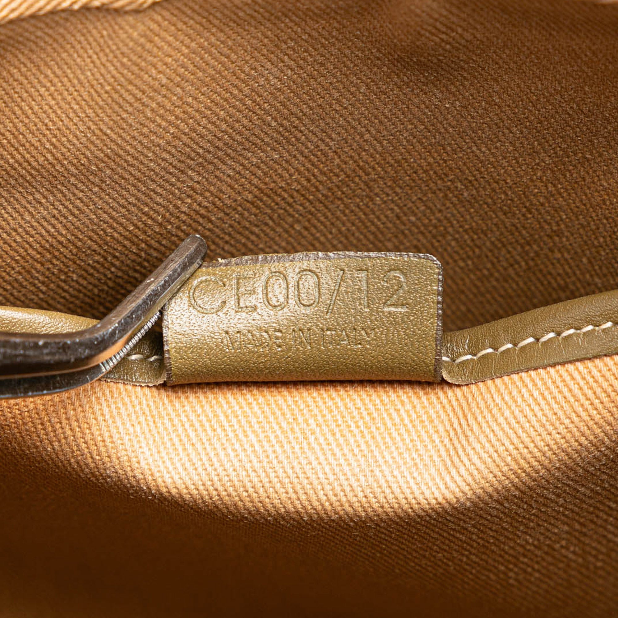 C Macadam Canvas Shoulder Bag