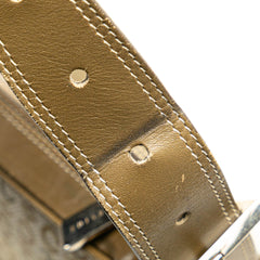 C Macadam Canvas Shoulder Bag