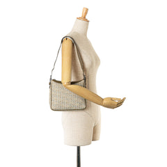 C Macadam Canvas Shoulder Bag