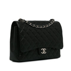 Maxi Classic Caviar Double Flap