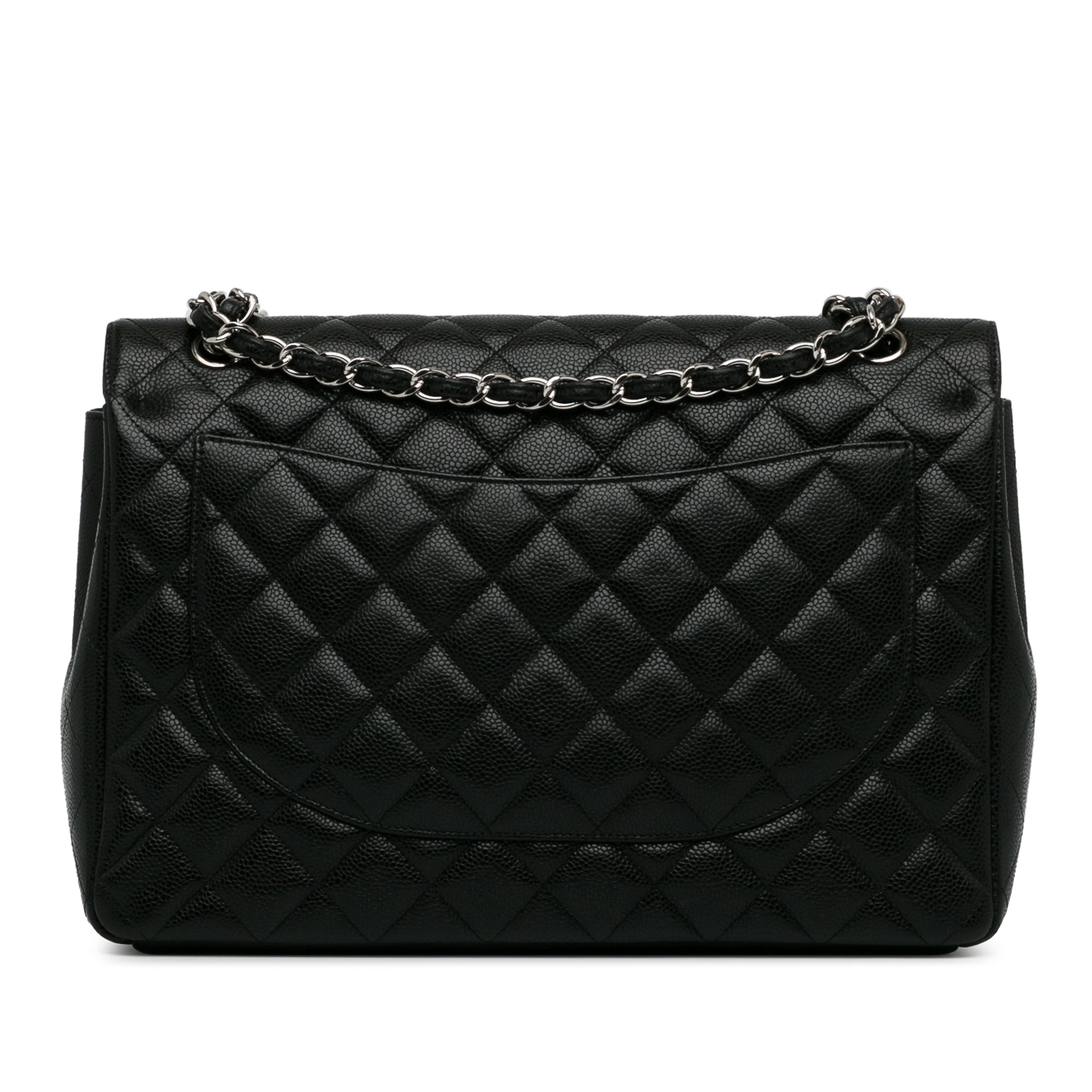 Maxi Classic Caviar Double Flap