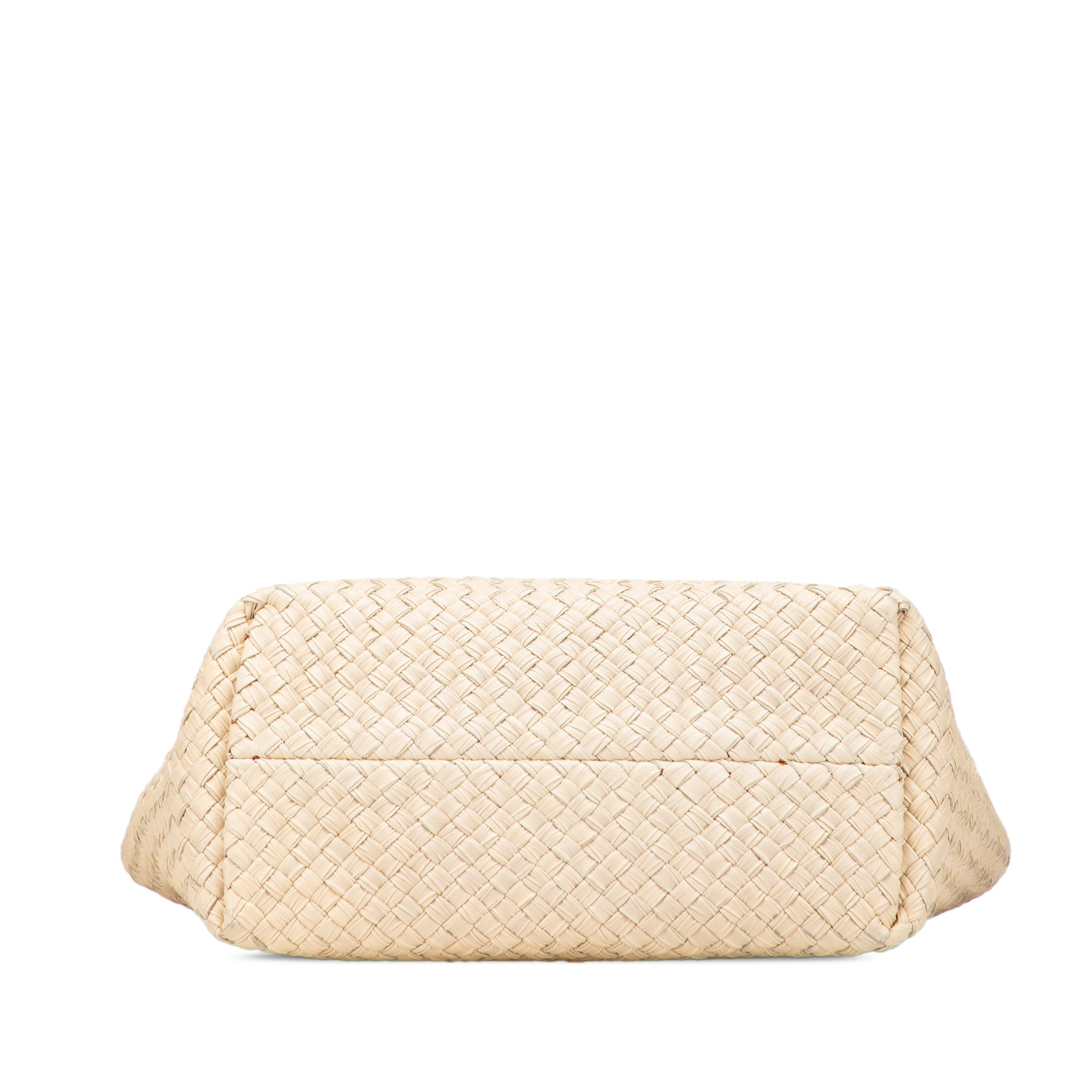Small Lambskin Intreccio Cabat Tote