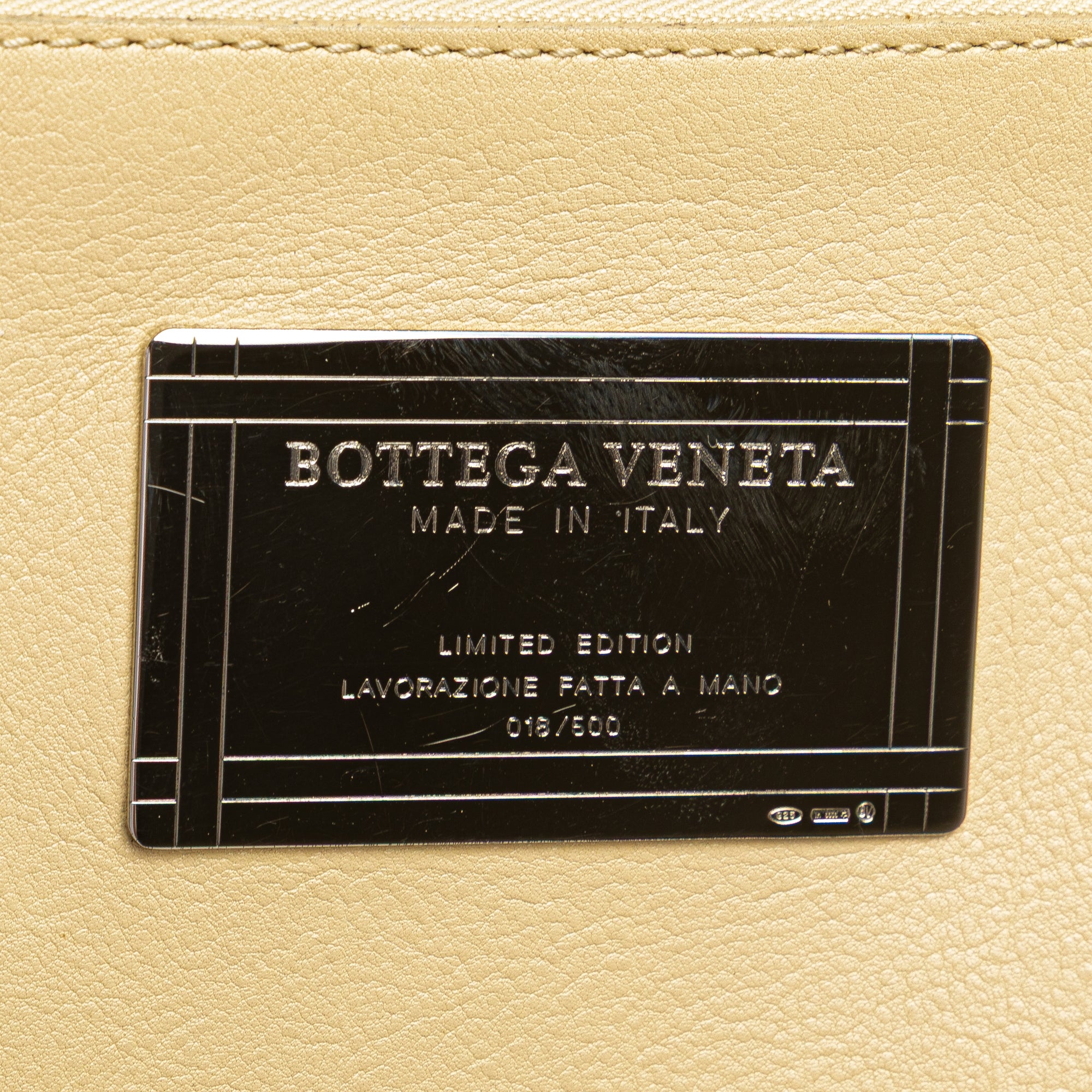 Small Lambskin Intreccio Cabat Tote