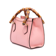Mini Calfskin Bamboo Diana Satchel