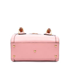 Mini Calfskin Bamboo Diana Satchel