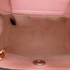 Mini Calfskin Bamboo Diana Satchel
