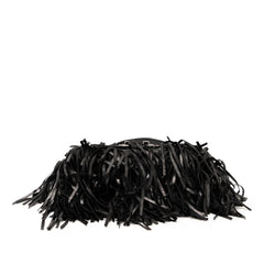 Vitello Shine Fringe Studded Flap Hobo