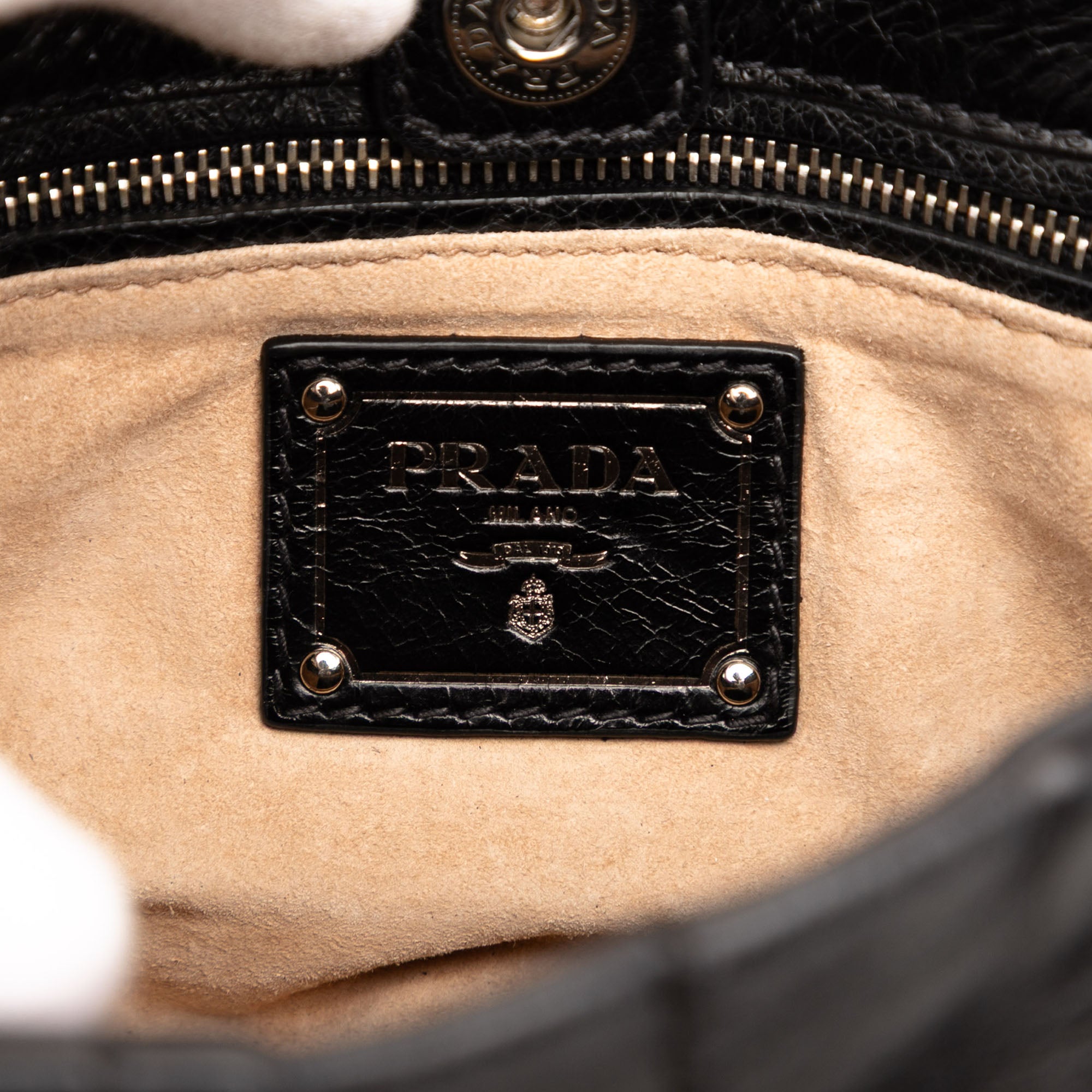 Vitello Shine Fringe Studded Flap Hobo