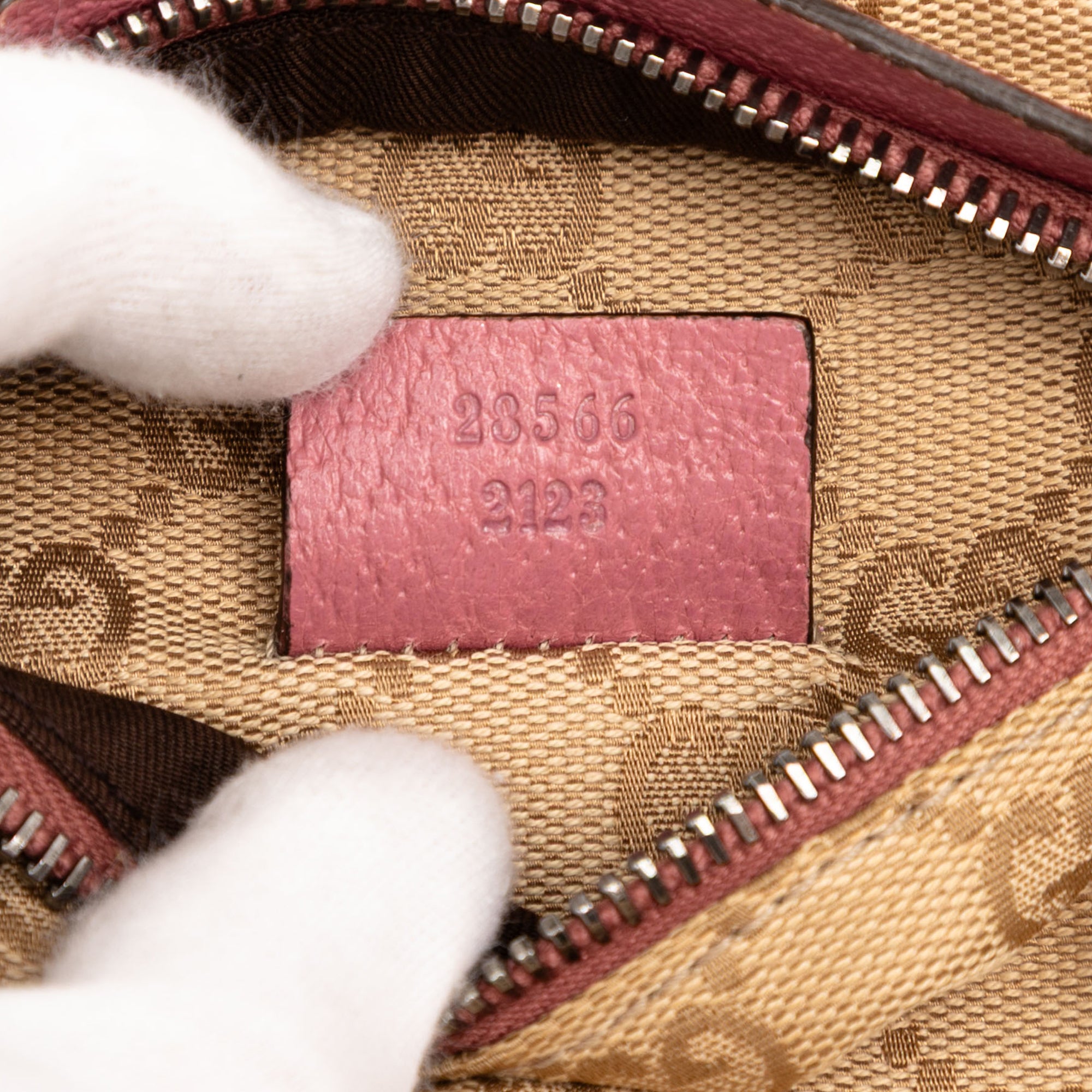 GG Canvas Web Double Pocket Belt Bag