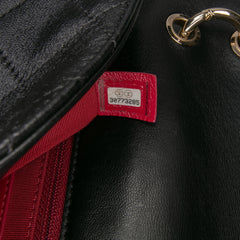 Large Lambskin Twist Chain Enamel CC Flap