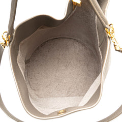 Supple Grained Calfskin Bucket 16