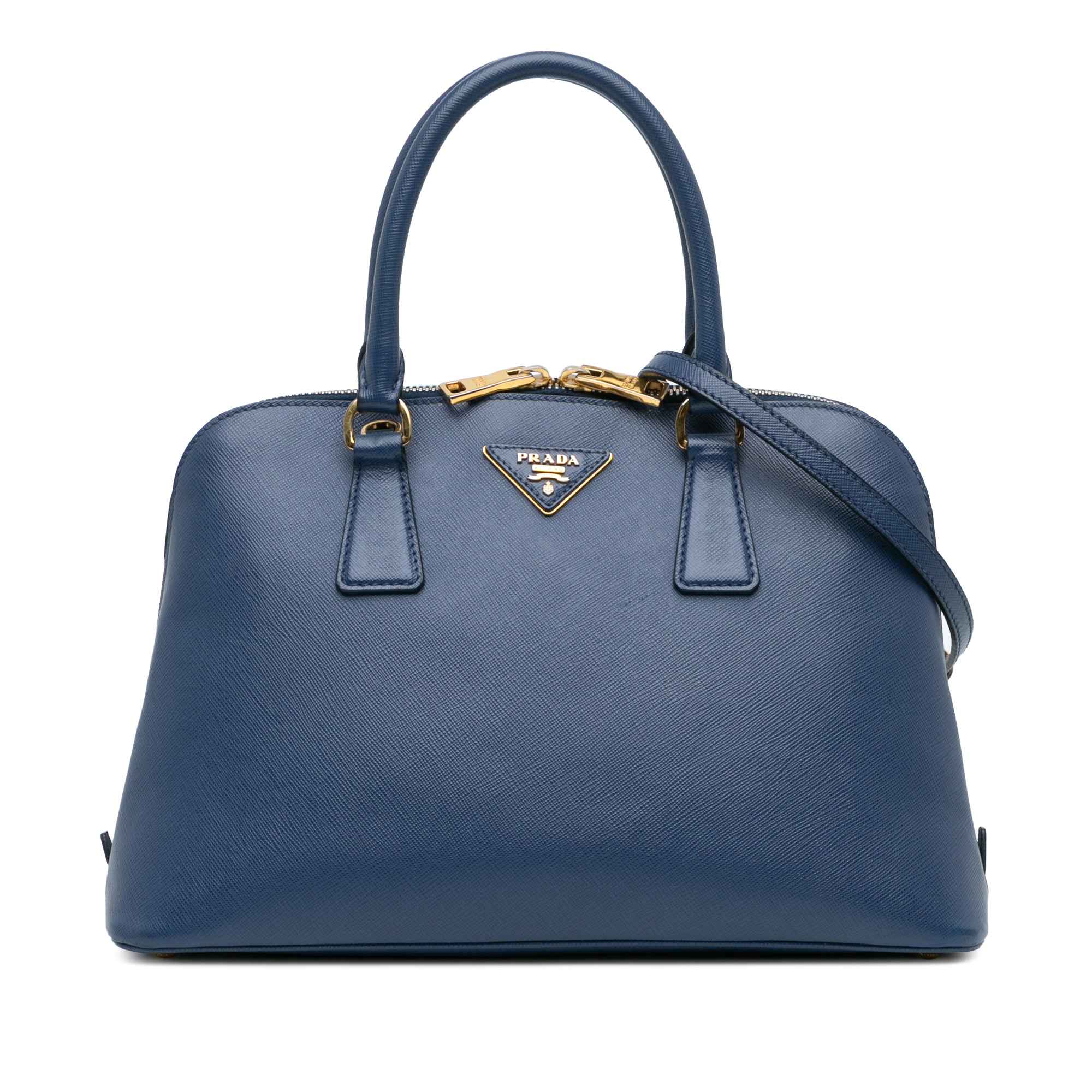 Medium Saffiano Lux Promenade Satchel