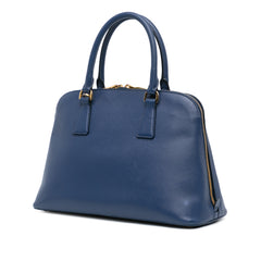 Medium Saffiano Lux Promenade Satchel