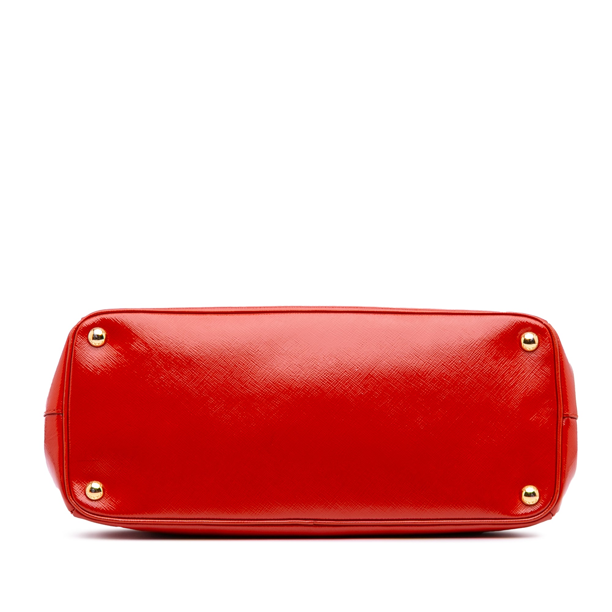 Medium Saffiano Vernice Galleria Double Zip Satchel