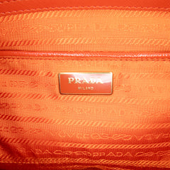 Medium Saffiano Vernice Galleria Double Zip Satchel