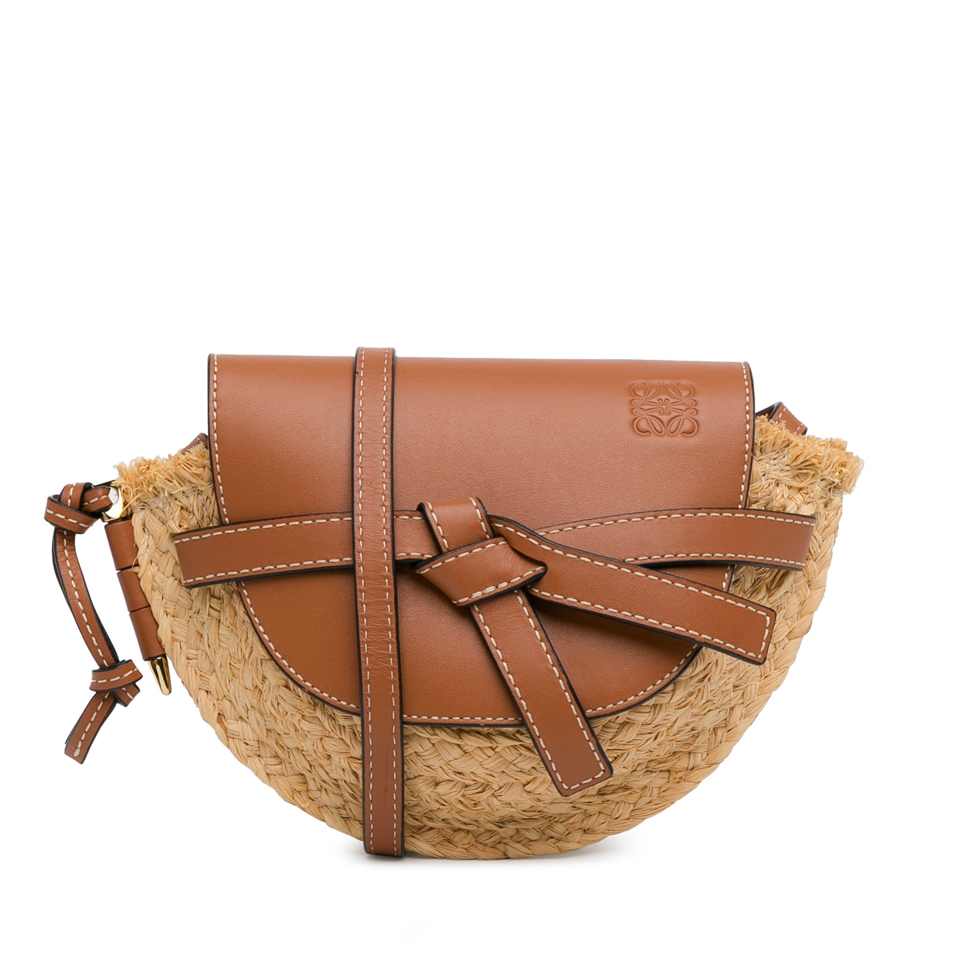 Mini Raffia Gate Crossbody