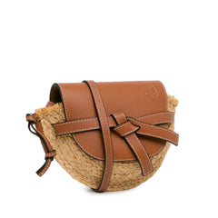 Mini Raffia Gate Crossbody